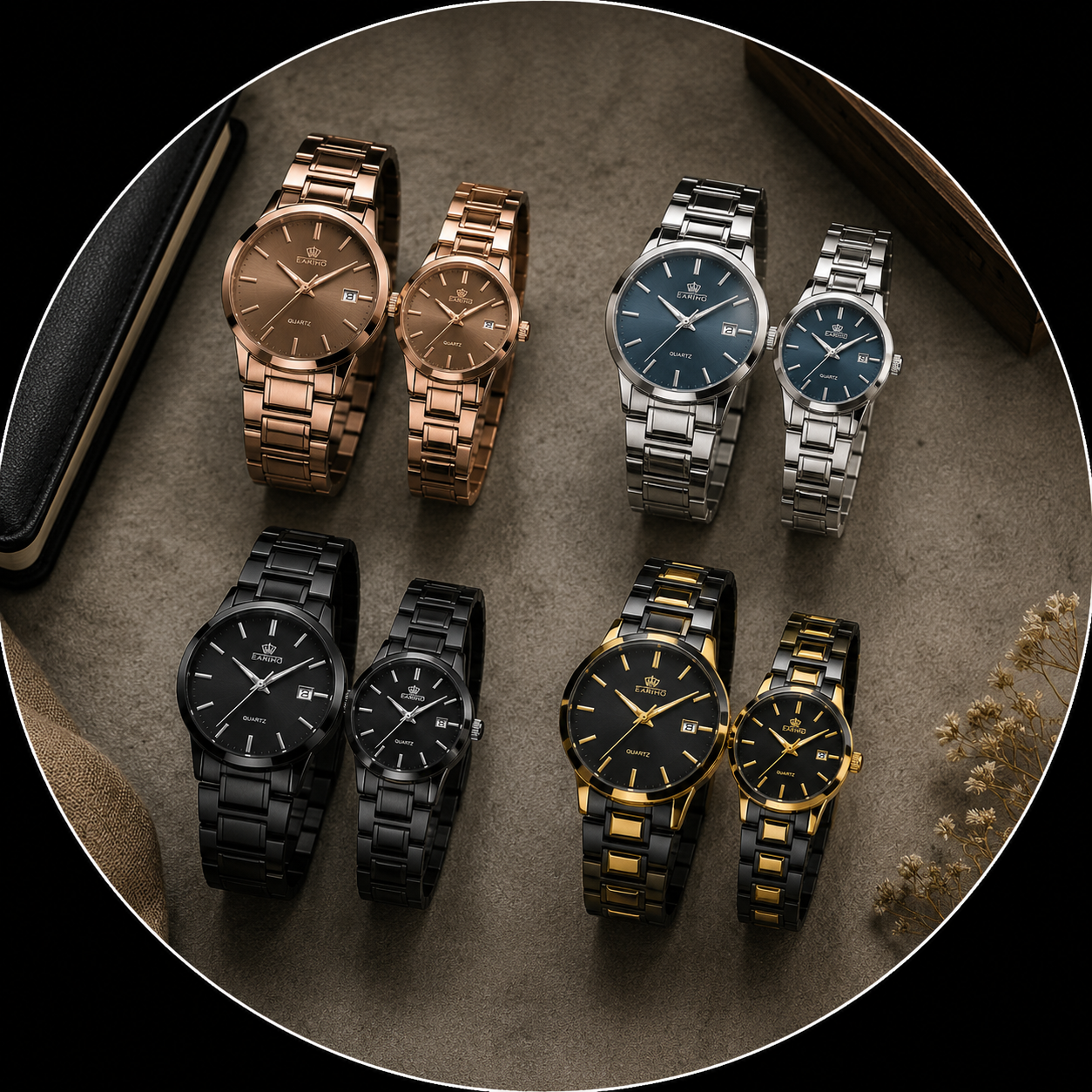 Premium Couple Watch