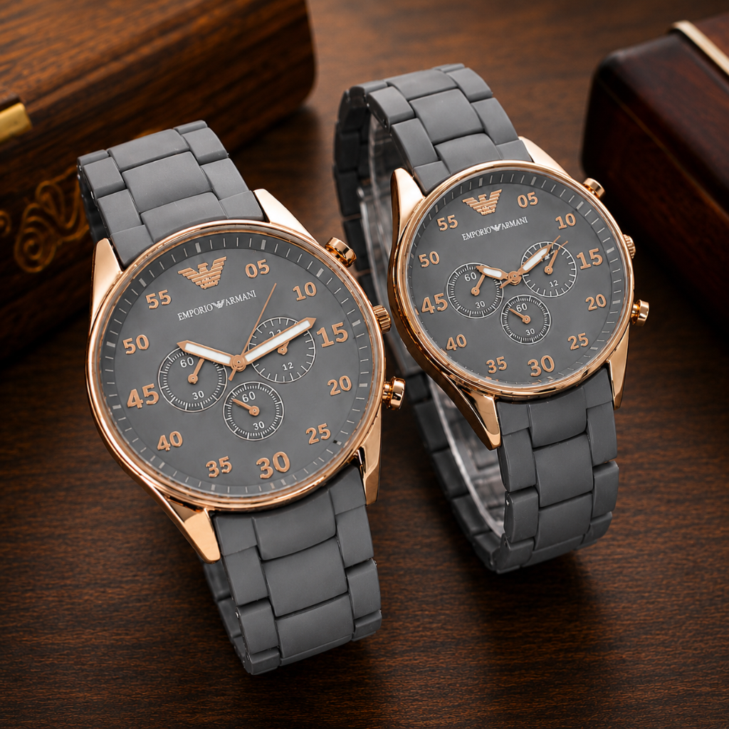 Couple Watch-Grey